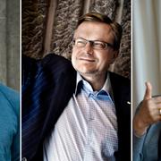 Daniel Suhonen, Kreabs Peje Emilsson och Svenskt Näringslivs Carola Lemne