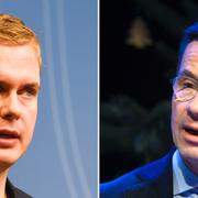 Gustav Fridolin och Ulf Kristerson. 