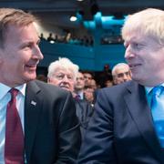 Jeremy Hunt och Boris Johnson.