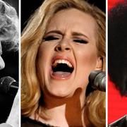 David Bowie, Adele och Prince.