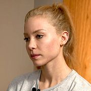 Najila Trindade i en tv-intervju i juni.