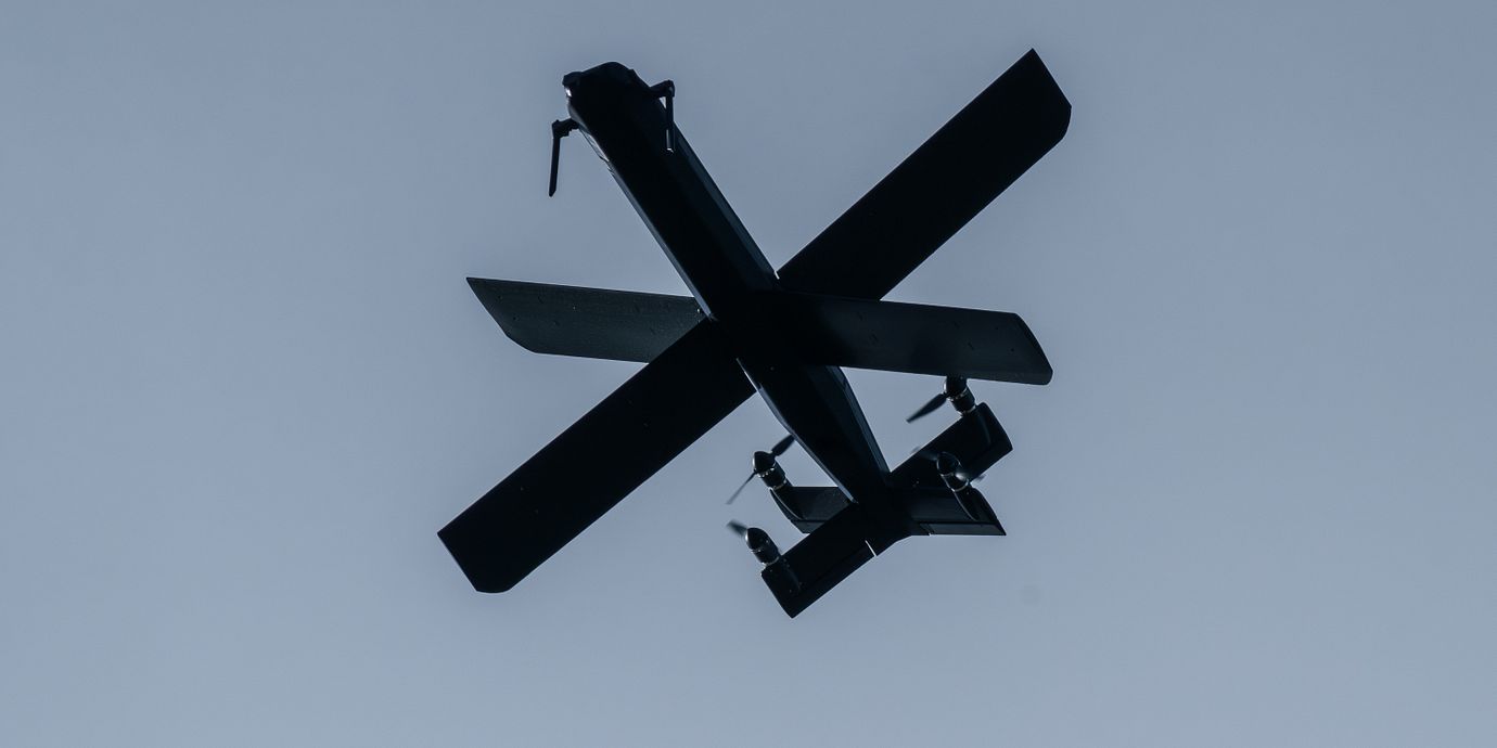En drönare av modellen HX-2.