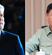 Petr Pavel och Xi Jinping. Petr David Josek / AP