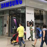 Samsungbutik i Singapore.