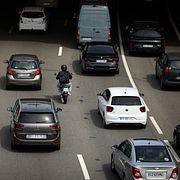 Trafik i Paris 2024.