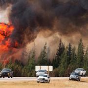 Bild från förra veckan över skogsbranden i kanadensiska Fort McMurray.