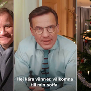 Ulla och Stefan Löfven, Ulf Kristersson och Annie Lööfs dotter.