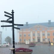 Stora torget i Härnösand. Arkiv