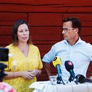 Maria Malmer Stenergard och Ulf Kristersson.