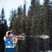 Hanna Öberg under loppet