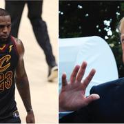 LeBron James och Donald Trump. 