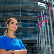 Alice Teodorescu Måwe i Europaparlamentet.  