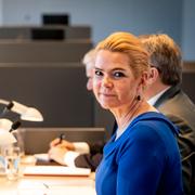 Inger Støjberg i rätten på torsdagen.