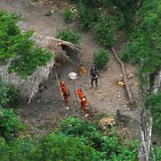 Tidigare taget flygfoto från delstaten Acre i Brasilien.