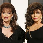 Jackie Collins med systern och skådespelaren Joan Collins