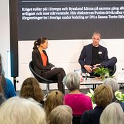 Rysslandsexperten Martin Kragh under Bokmässan 2023.