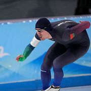 Belarusisk skridskoåkare under vinter-OS 2022.