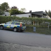 Planet störtade i ett villaområde.