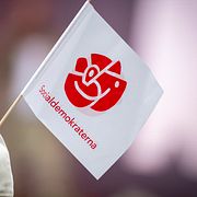 Socialdemokraterna vimpel.