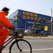 En Ikeabutik i Shanghai. 