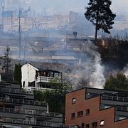 Branden i Drammen ska vara under kontroll.