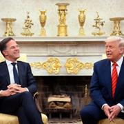 Rutte och Trump.