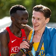 Almgren efter halvmaraton i Köpenhamn, 20 september.