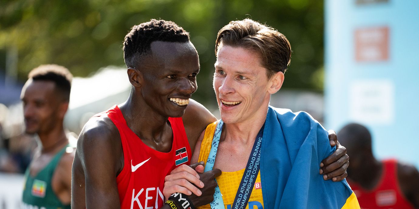 Almgren efter halvmaraton i Köpenhamn, 20 september.