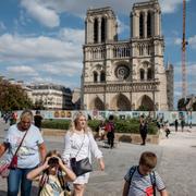 Notre-Dame/Arkivbild från i somras