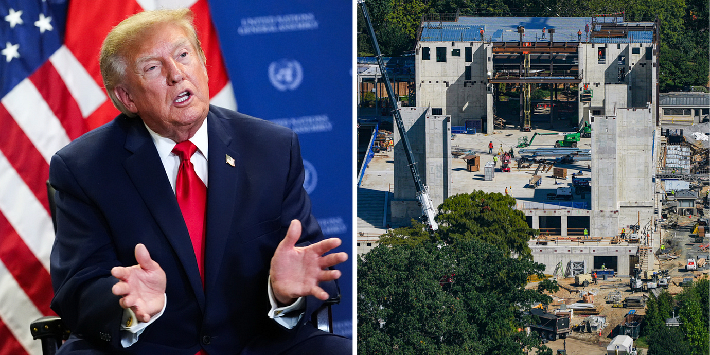 Trump/Balsalsbygget.