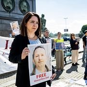 Vida Mehrannia är fru till den svensk-iranske forskaren Ahmadreza Djalali som sitter fängslad i Iran.