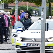 Polisavspärrning vid flygplatsen i Roskilde