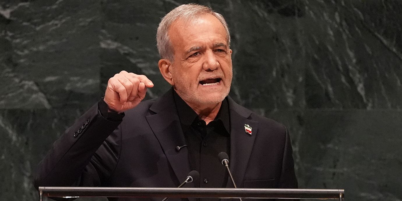 Irans president Masoud Pezeshkian gick hårt åt Donald Trump i sitt FN-tal tidigare i veckan.