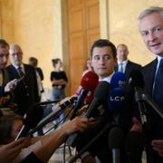 Bruno Le Maire presenterar budgeten.