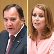 Jimmie Åkesson / Stefan Löfven / Annie Lööf / Jan Björklund. 