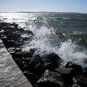 Ovädret Dave drog in under söndagen.