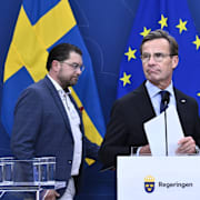 Ulf Kristersson och Jimmie Åkesson.
