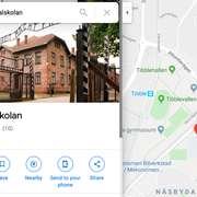 Skärmdump från Google Maps