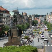 Vaclavplatsen i Nové Mesto i Prag (arkivbild).