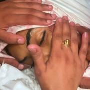 AP-medarbetaren Mariam Dagga, 33, begravades på måndagen. Bilden har delats av en familjemedlem och vidareförmedlats av nyhetsbyrån AP.