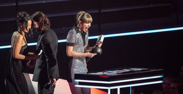 Taylor Swift på MTV-galan. Martin Meissner / AP