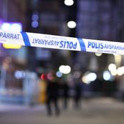 Bild från polisinsatsen.