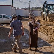 Den nyinvigda bosättningen Yatziv på den ockuperade Västbanken den 19 januari 2026.