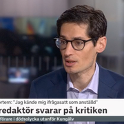 Wolodarski i SVT:s morgonstudio.