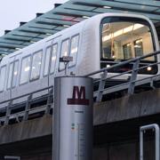 Ett förarlöst tunnelbanetåg i Köpenhamn.