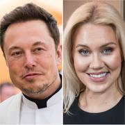 Carola Lemne, Elon Musk, Isabella Löwengrip och Ingvar Kamprad. Arkivbilder. 