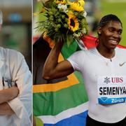 Åke Andrén Sandberg och Caster Semenya. 