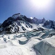 Bergstoppen Aiguille du Midi i Chamonix