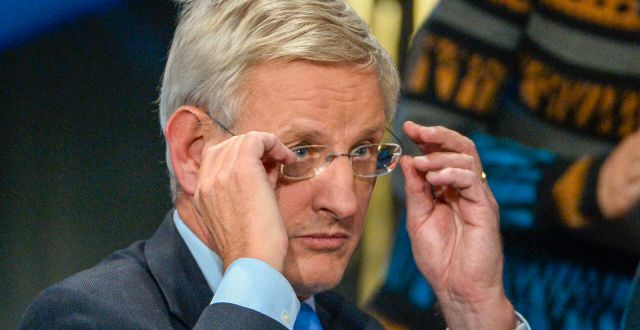 Carl Bildt.  CLAUDIO BRESCIANI / TT
