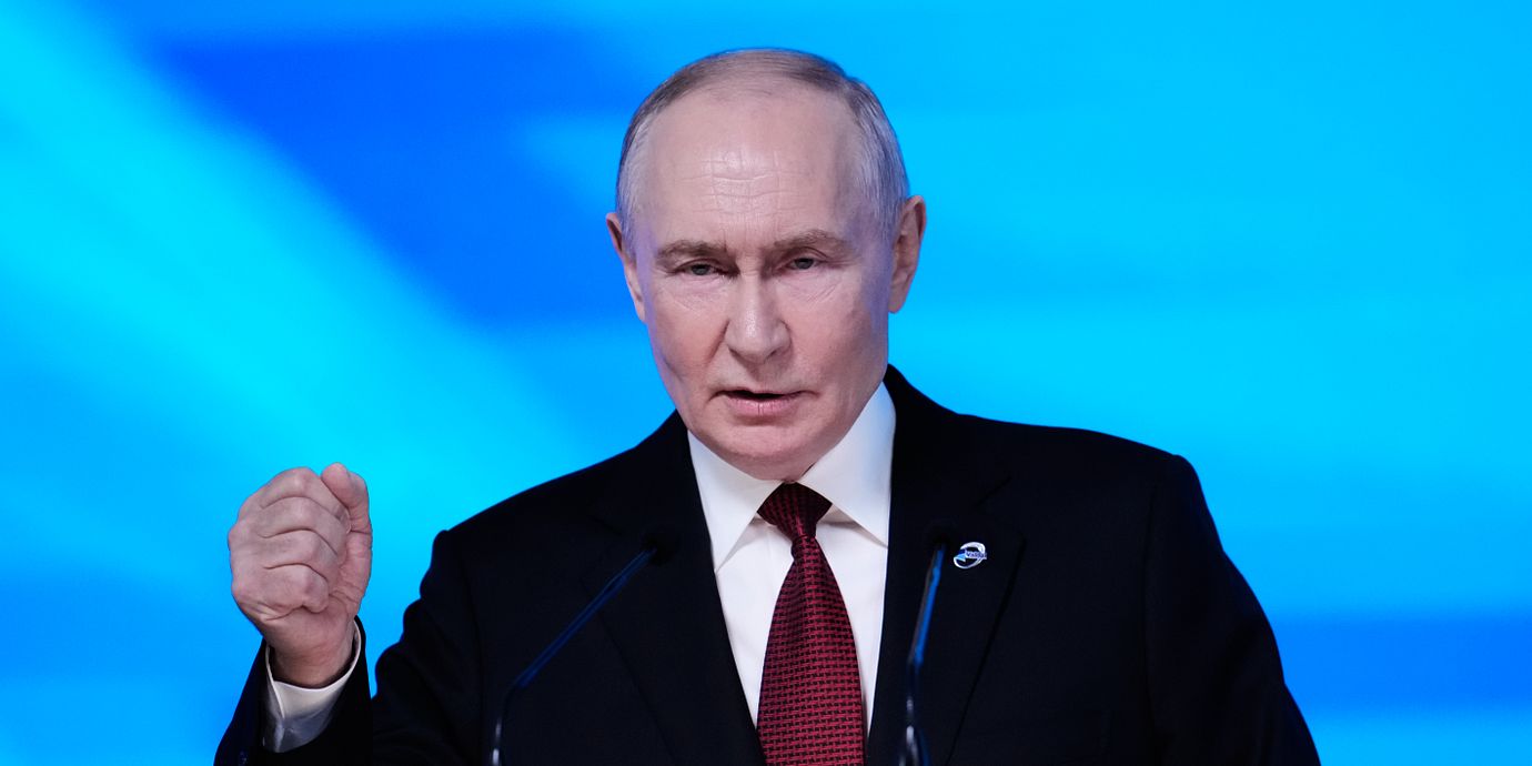Rysslands president Vladimir Putin.
